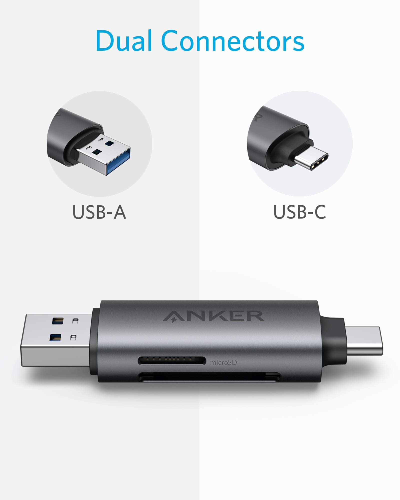 Foto 3 pulgar | Lector De Tarjetas De Memoria Anker Powerexpand+ 2 En 1 Usb-c/usb 3.0 - Venta Internacional.