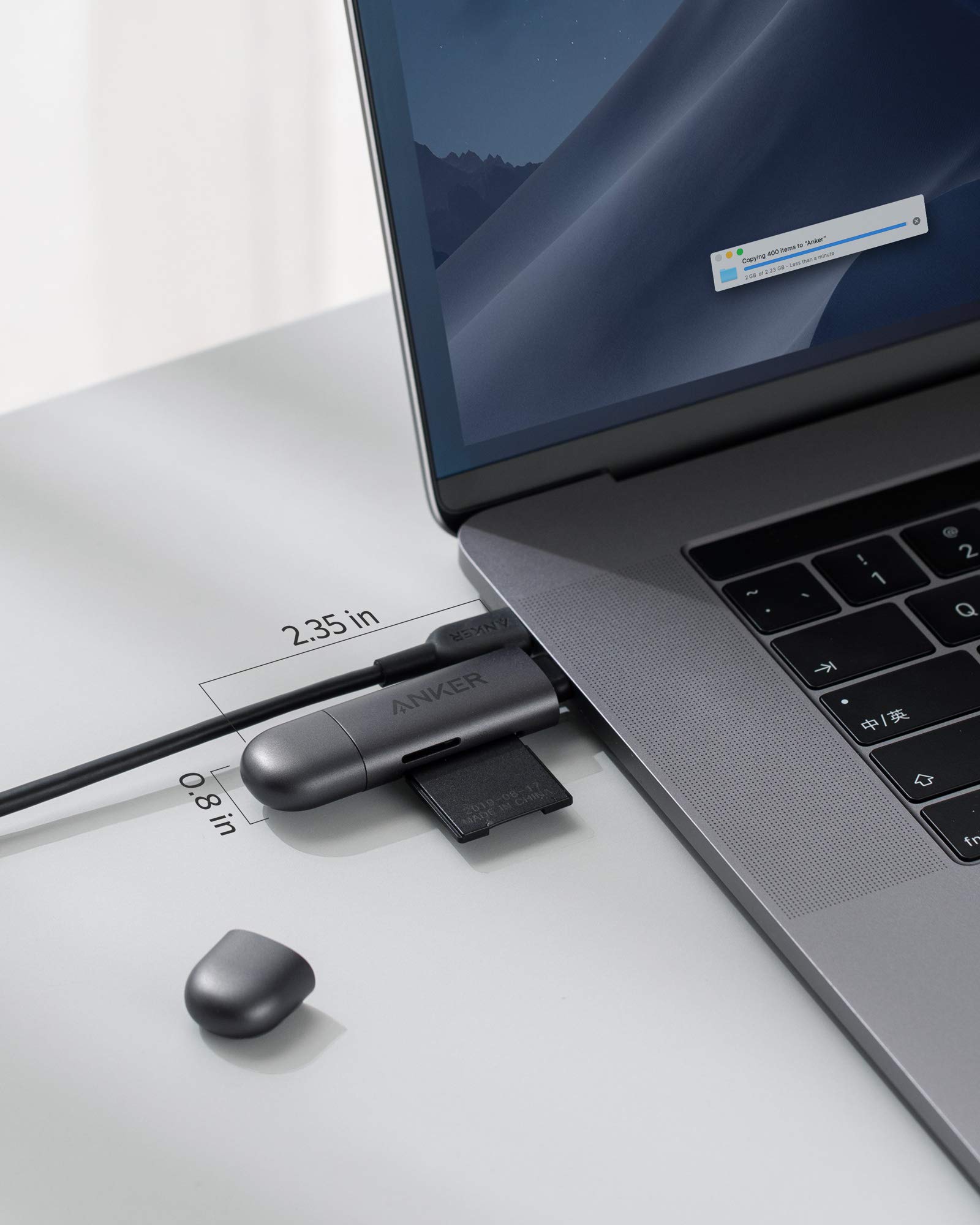 Foto 8 pulgar | Lector De Tarjetas De Memoria Anker Powerexpand+ 2 En 1 Usb-c/usb 3.0 - Venta Internacional.