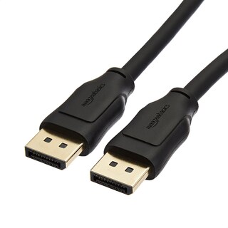 Foto 1 | Cable Displayport Amazon Basics 8k @60hz 4k @120hz 1 M Negro - Venta Internacional.