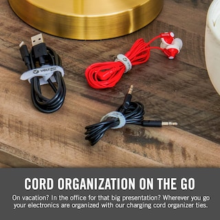 Foto 3 | Lazos Organizadores De Cables, Marca Velcro, Portátiles, Paquete De 36 Unidades, 3 Tamaños - Venta Internacional.