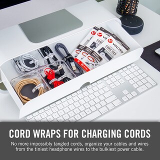 Foto 4 | Lazos Organizadores De Cables, Marca Velcro, Portátiles, Paquete De 36 Unidades, 3 Tamaños - Venta Internacional.