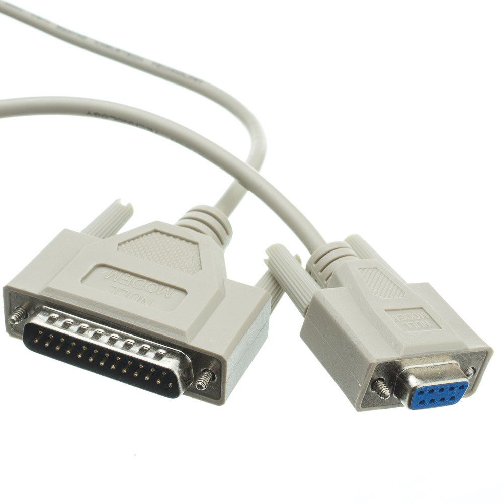 Foto 1 | Cable De Módem Nulo Cablewholesale Db9 Hembra A Db25 Macho De 25 Pies - Venta Internacional.