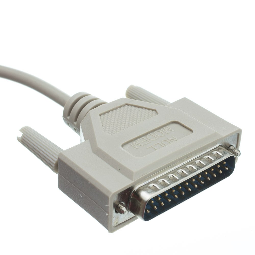Foto 5 pulgar | Cable De Módem Nulo Cablewholesale Db9 Hembra A Db25 Macho De 25 Pies - Venta Internacional.