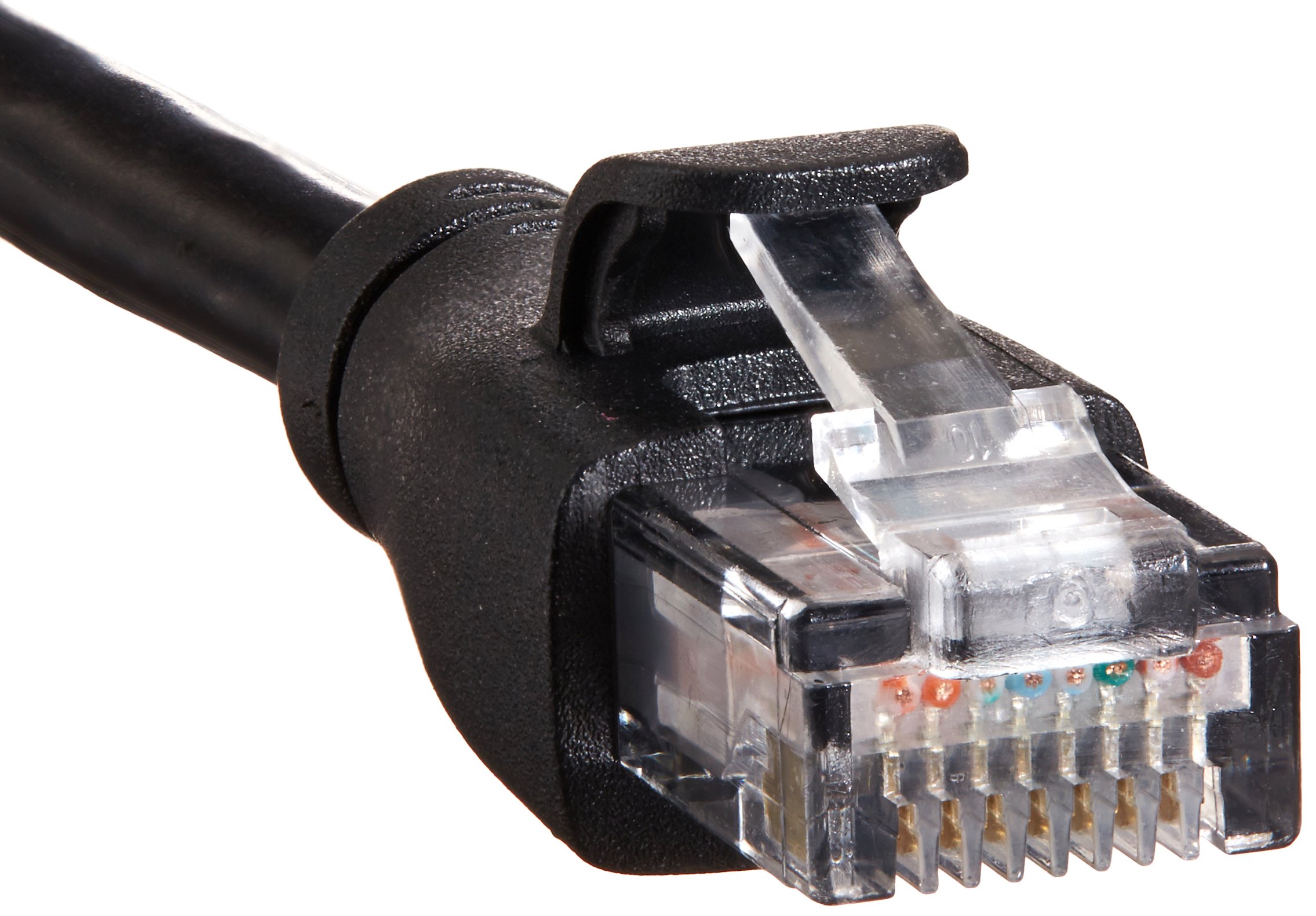 Foto 2 | Cable De Conexión Ethernet Amazon Basics Rj45 Cat-6 De 3 M, Negro, Paquete De 6 - Venta Internacional.