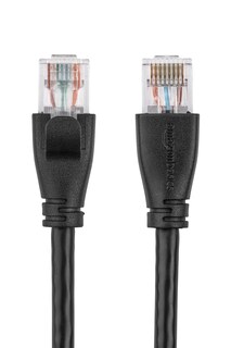 Foto 3 | Cable De Conexión Ethernet Amazon Basics Rj45 Cat-6 De 3 M, Negro, Paquete De 6 - Venta Internacional.