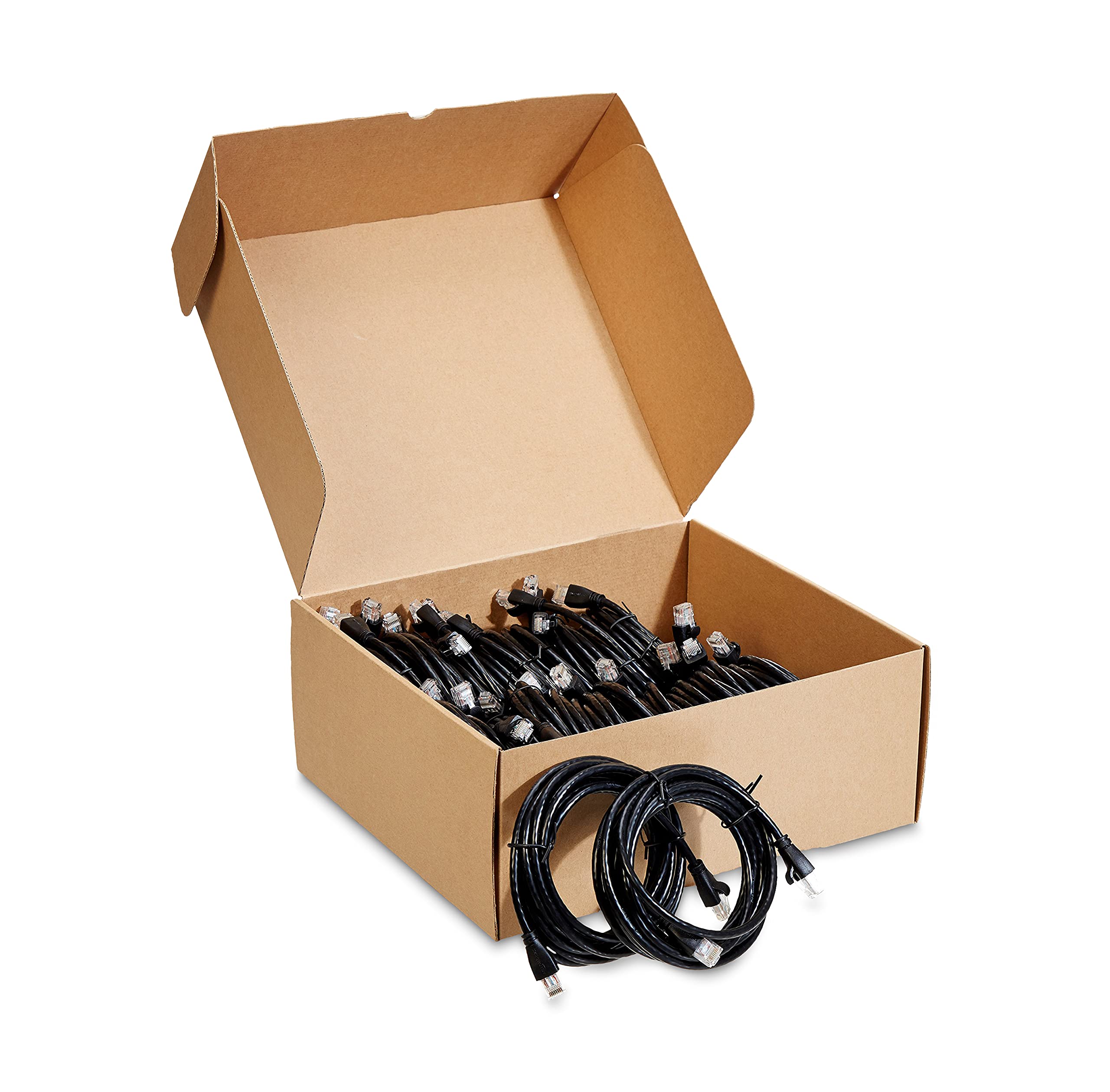 Foto 6 pulgar | Cable De Conexión Ethernet Amazon Basics Rj45 Cat-6 De 3 M, Negro, Paquete De 6 - Venta Internacional.