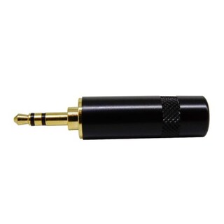 Foto 3 | Plug 3.5 Mm Estereo Metálico Dorado Con Negro (plug Más Largo)