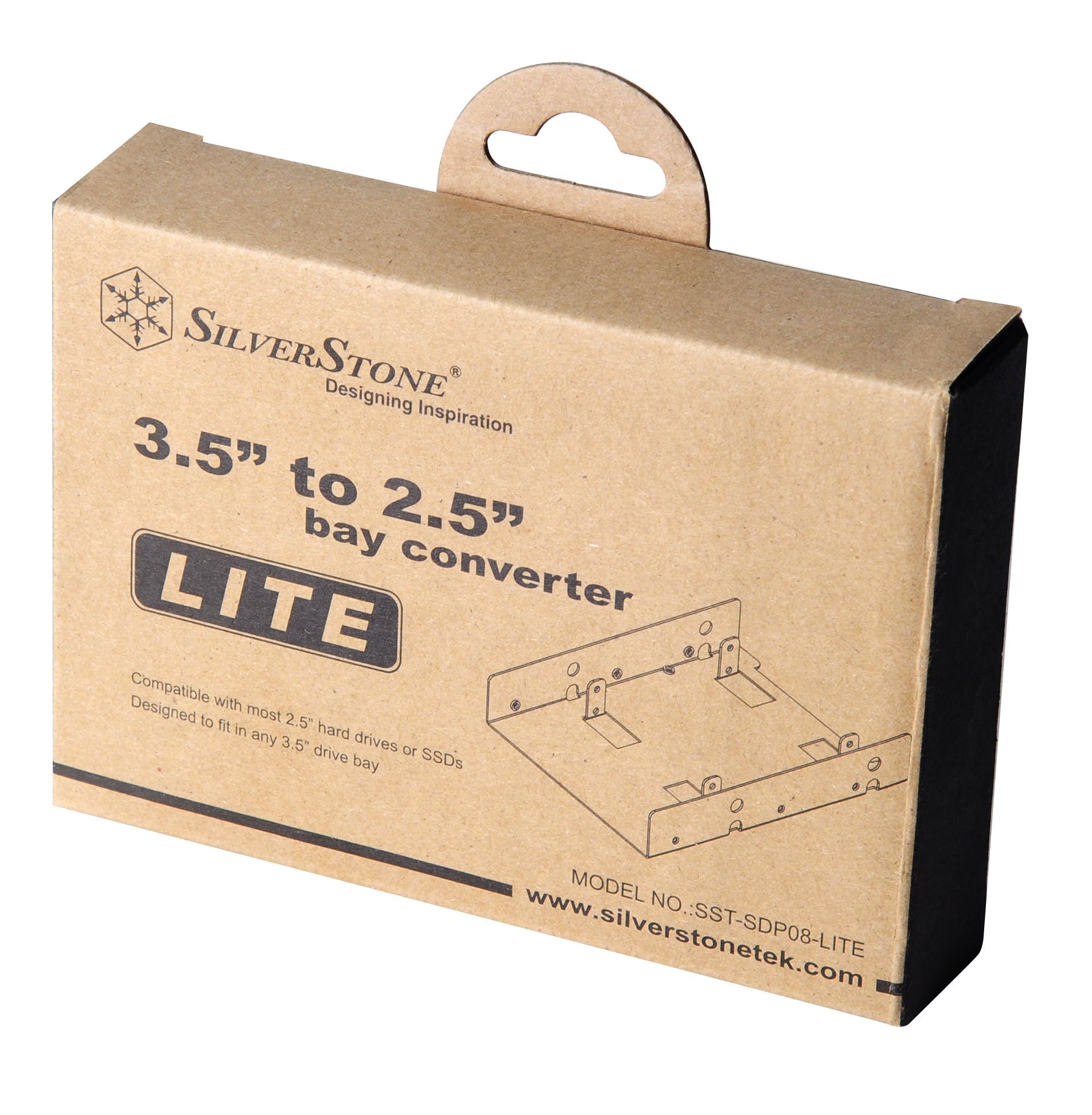 Foto 4 pulgar | Conversor De Compartimentos Para Disco Duro Silverstone Sdp08-lite 3.5 A 2 X 2.5 - Venta Internacional.