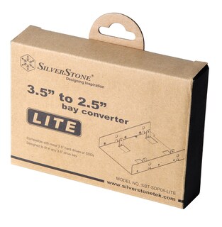 Foto 3 | Conversor De Compartimentos Para Disco Duro Silverstone Sdp08-lite 3.5 A 2 X 2.5 - Venta Internacional.