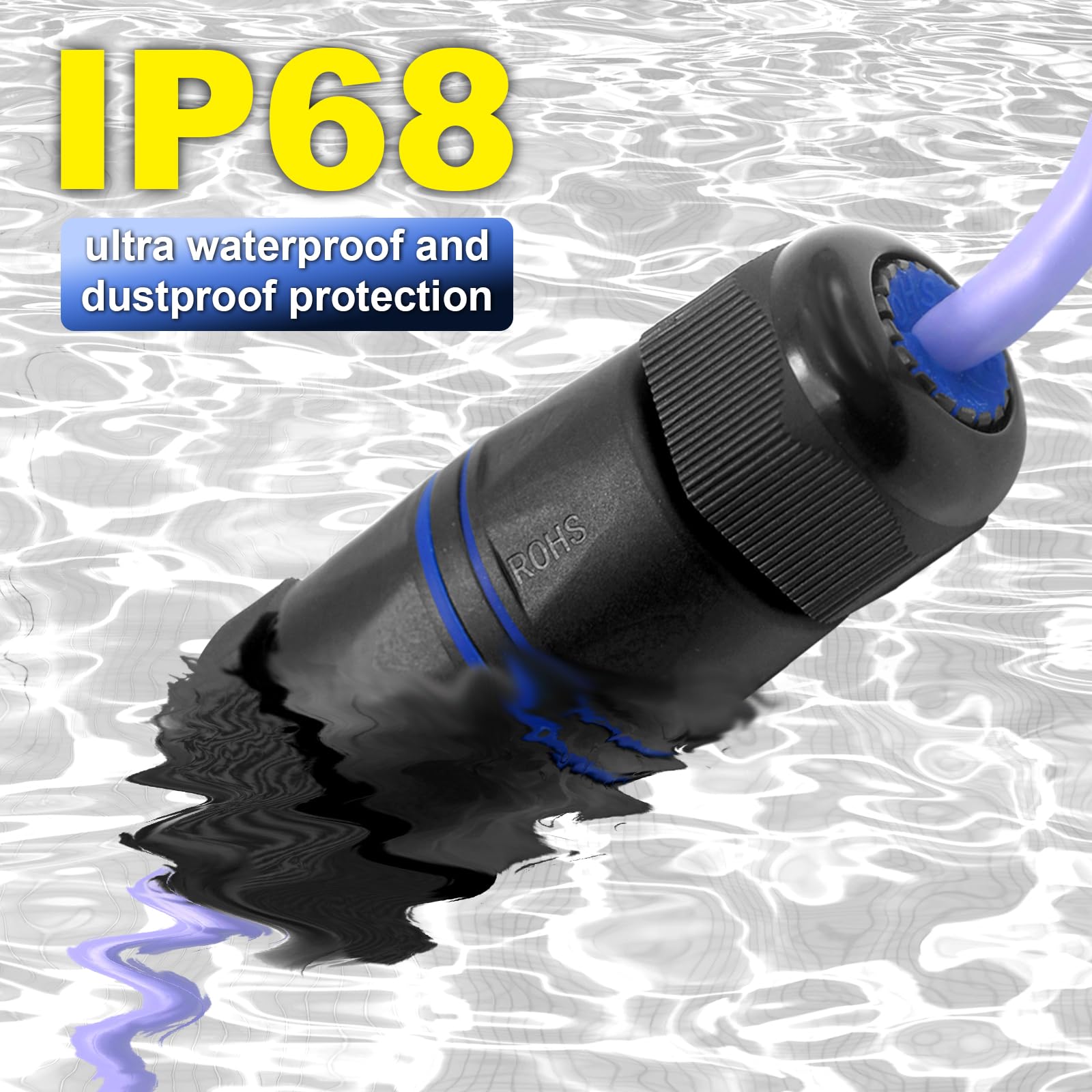 Foto 3 pulgar | Acoplador Rj45 Impermeable Vcelink Ip68 Cat6/cat5e/cat5  Paquete De 6 - Venta Internacional.