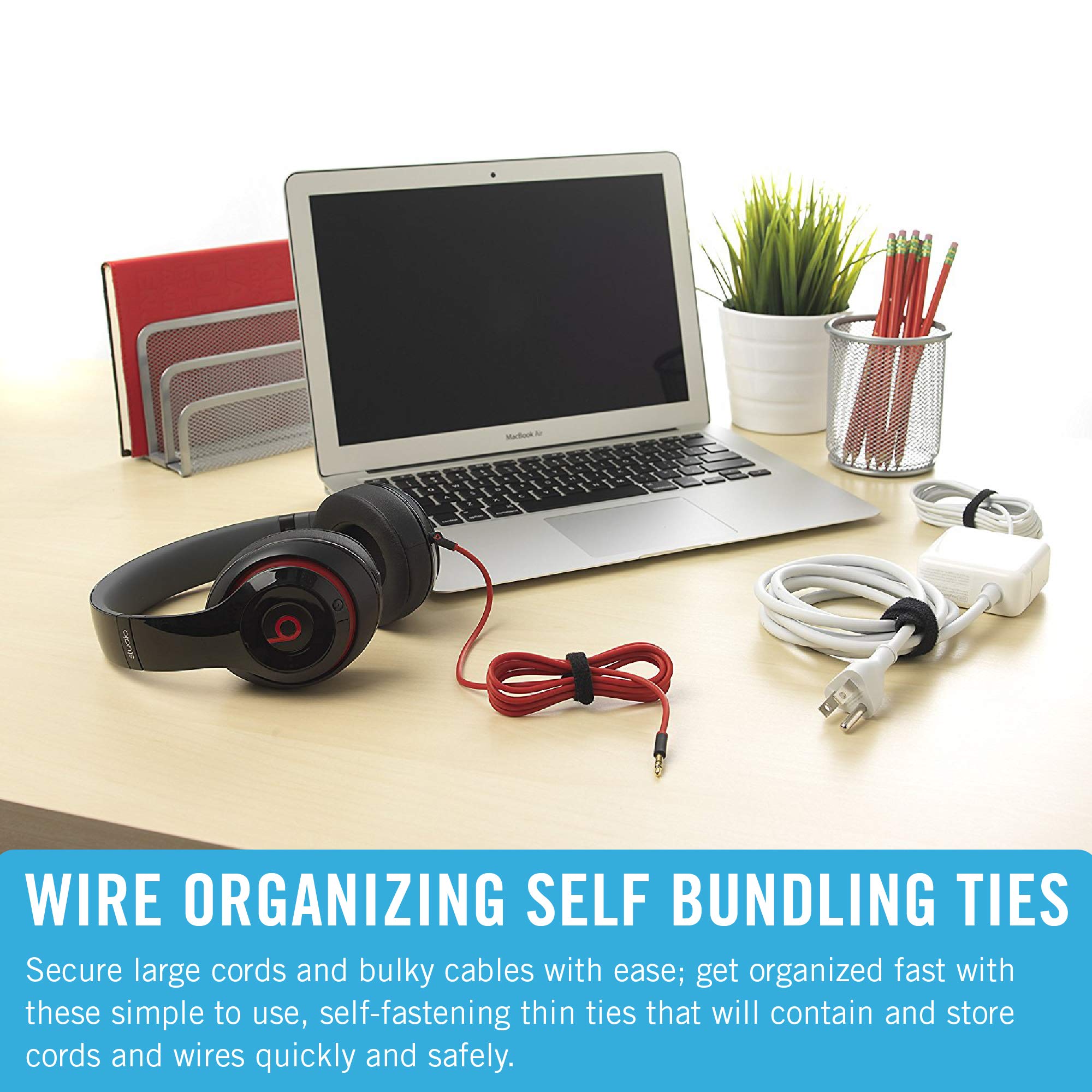 Foto 2 | Bridas Para Cables Marca Velcro One-wrap  100 Unidades  8 Cm X 1 3 Cm  Negras - Venta Internacional.