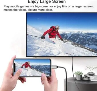 Foto 4 | Xtellar Cable Adaptador Hdmi Premium De 2m Para Televisión Y Monitor - Alta Definición Conexión Fácil Negro