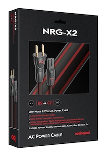 Foto 2 | Cable De Alimentación Audioquest Nrg-x2 2m C7 A Enchufe De Pared De 2 Clavijas - Venta Internacional.