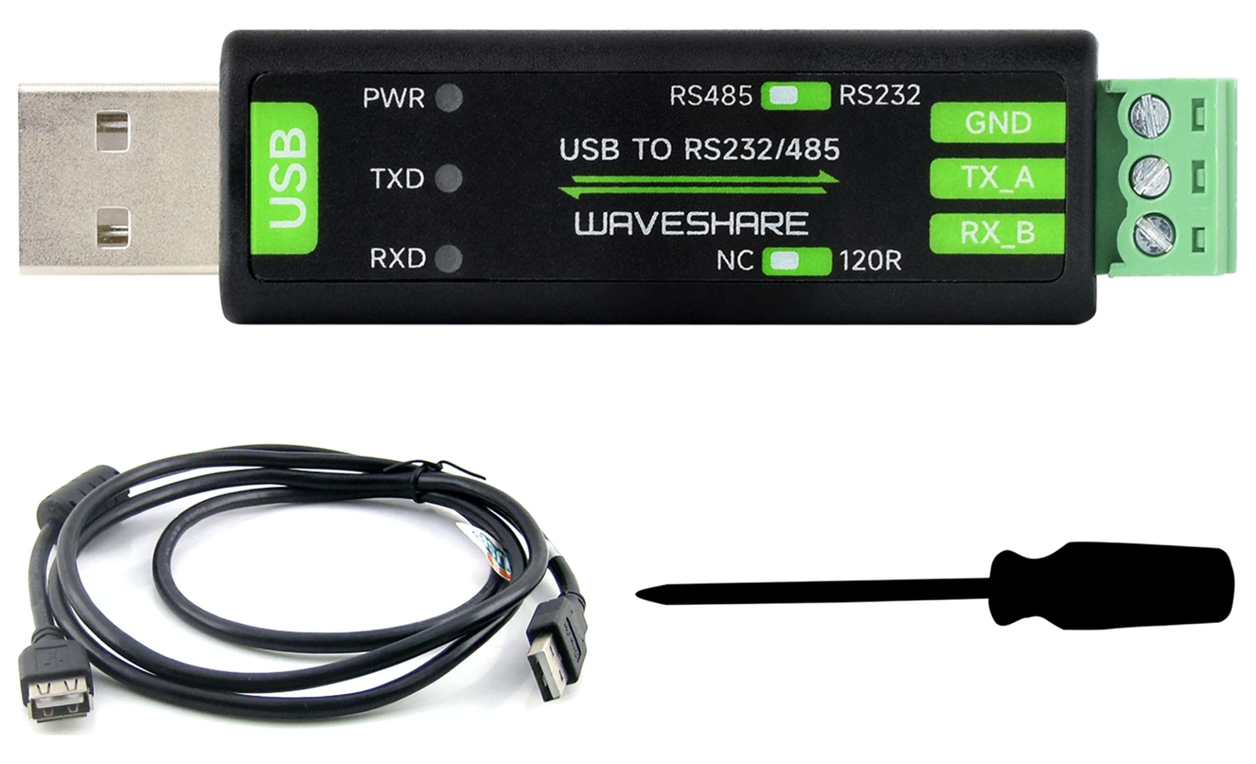 Foto 2 pulgar | Adaptador Convertidor Serie Usb A Rs485 O Rs232 Waveshare - Venta Internacional.