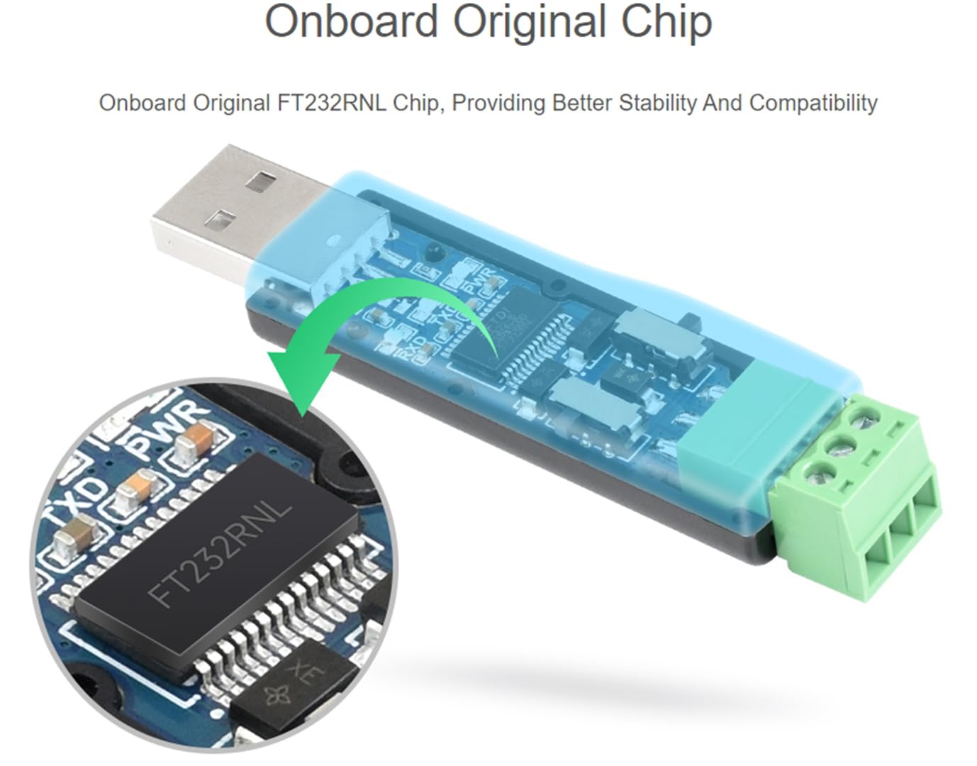 Foto 4 pulgar | Adaptador Convertidor Serie Usb A Rs485 O Rs232 Waveshare - Venta Internacional.