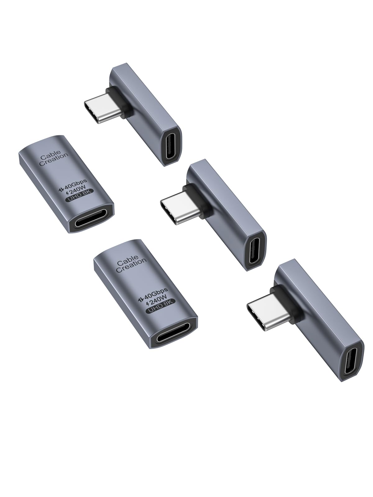 Foto 2 pulgar | Adaptador Usb C Cablecreation En Ángulo Recto De 90 Grados  Paquete De 5 - Venta Internacional.