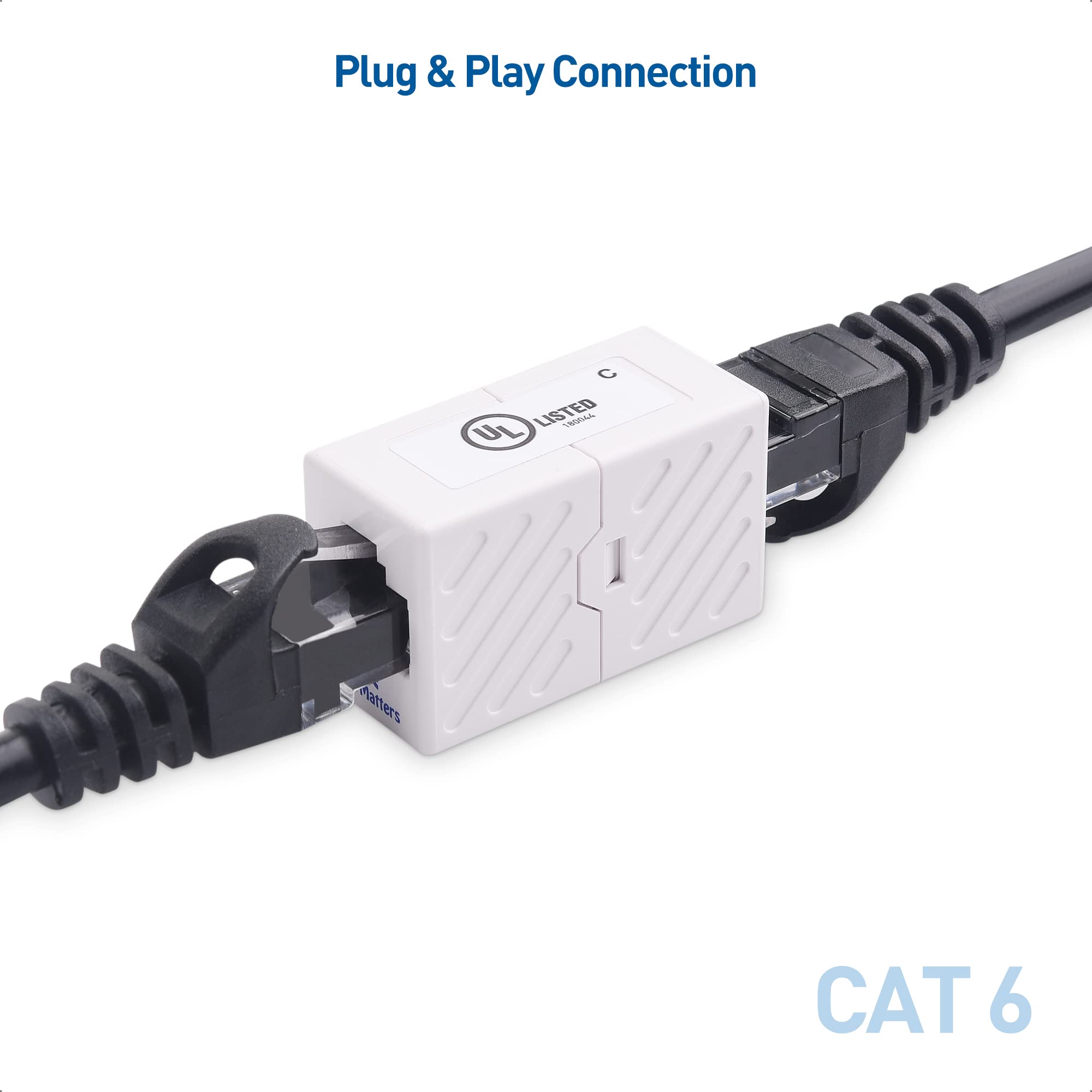 Foto 4 pulgar | Cable Acoplador Ethernet Matters Cat 6 Rj45 Hembra A Hembra - Venta Internacional.