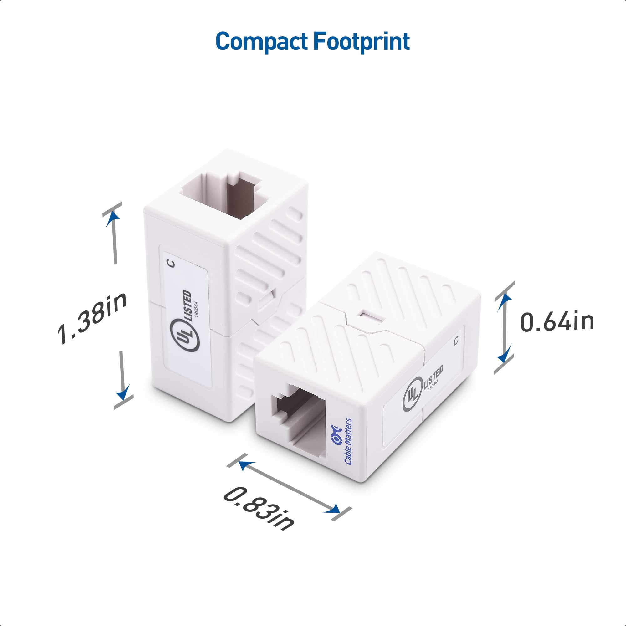 Foto 8 pulgar | Cable Acoplador Ethernet Matters Cat 6 Rj45 Hembra A Hembra - Venta Internacional.