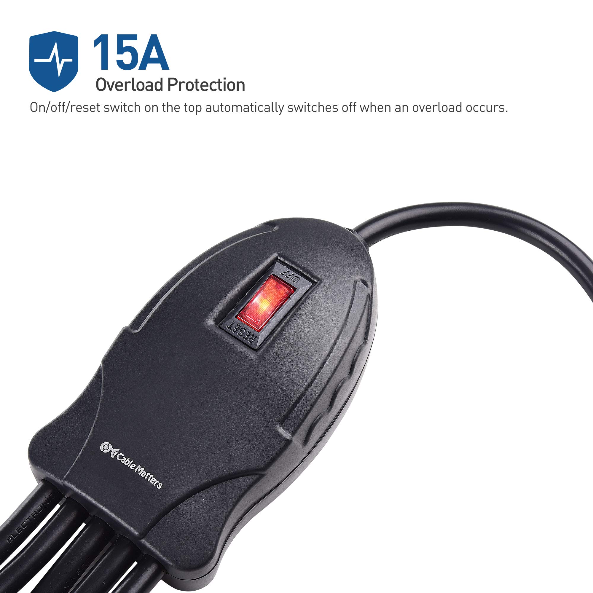 Foto 3 | Cable Divisor De Cable De Alimentación Matters Power Squid 5 Outlet - Venta Internacional.