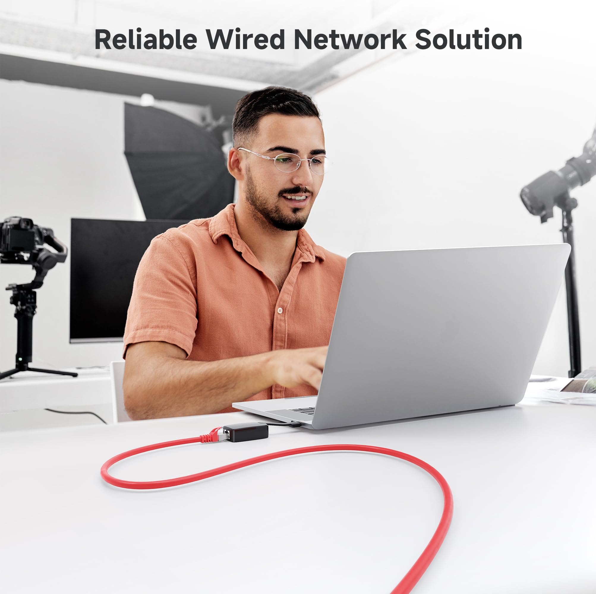 Foto 8 pulgar | Cable Ethernet Matters Cat 6a  10 Gbps  200 Pies  Rojo - Venta Internacional.