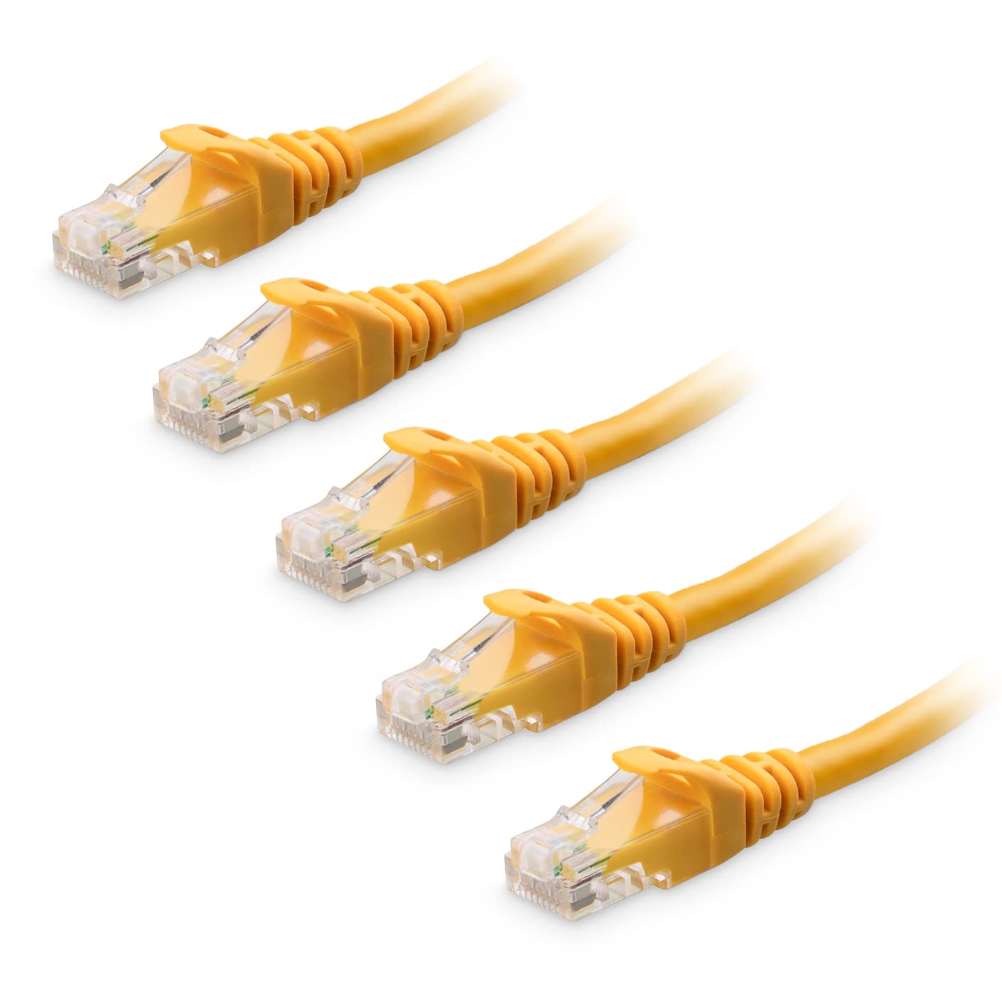Foto 2 pulgar | Cable Ethernet Matters Cat 6  10 Gbps  3 Pies  Amarillo  Paquete De 5 - Venta Internacional.