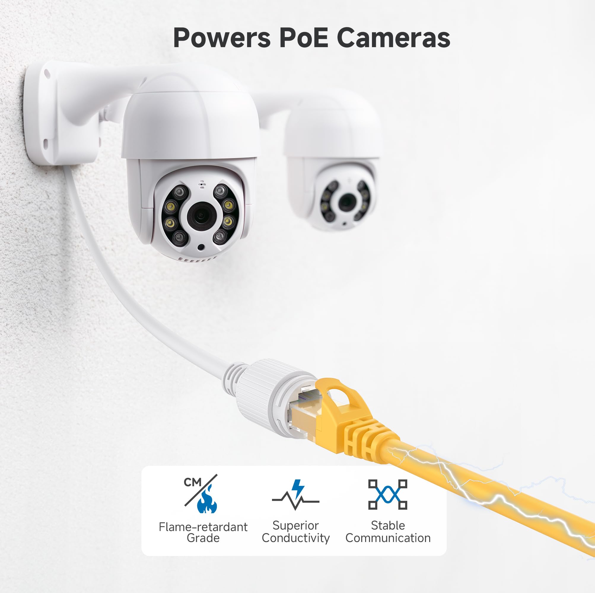 Foto 8 pulgar | Cable Ethernet Matters Cat 6  10 Gbps  3 Pies  Amarillo  Paquete De 5 - Venta Internacional.