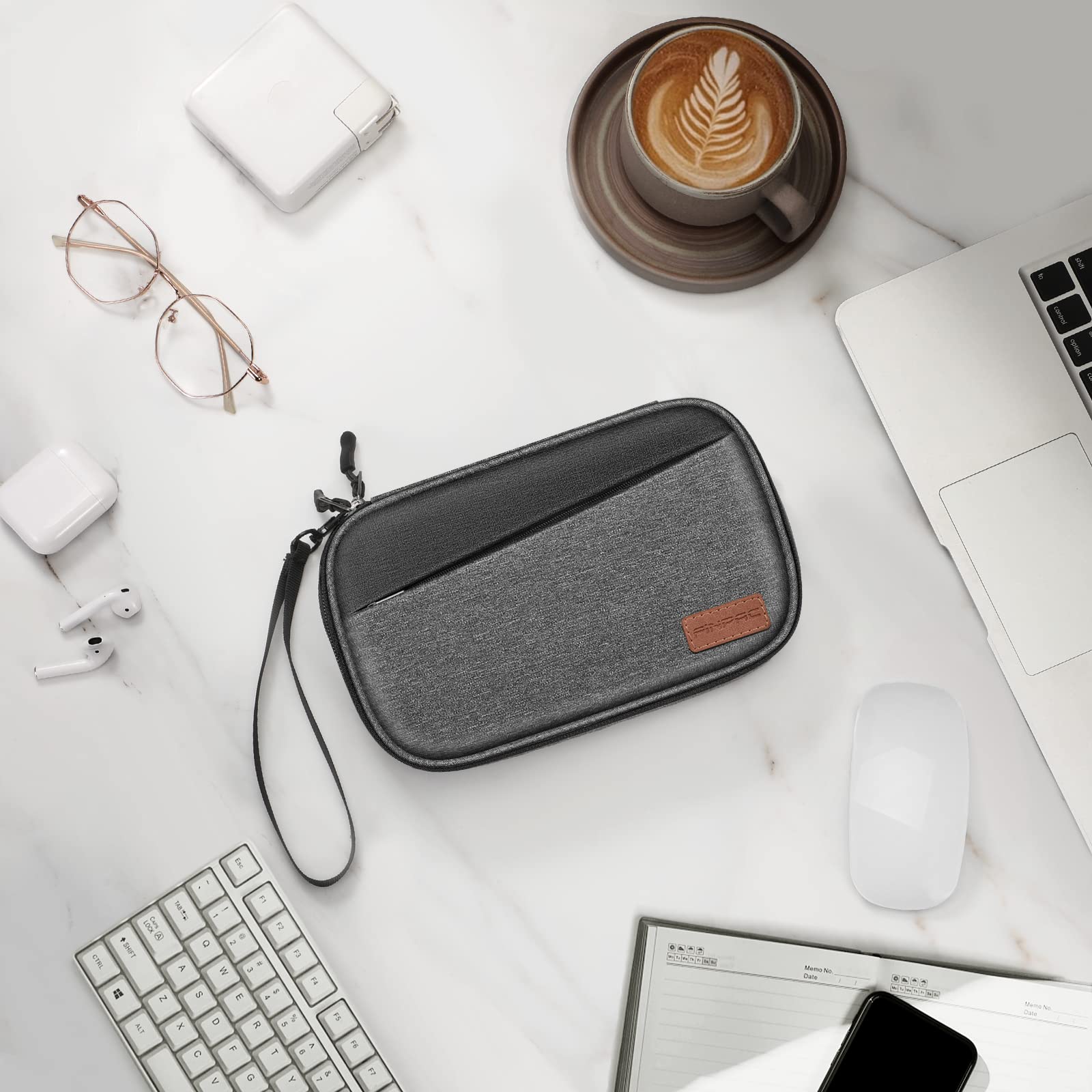 Foto 7 | Bolsa Electrónica De Viaje Finpac  Organizador De Cables Portátil  Gris - Venta Internacional.