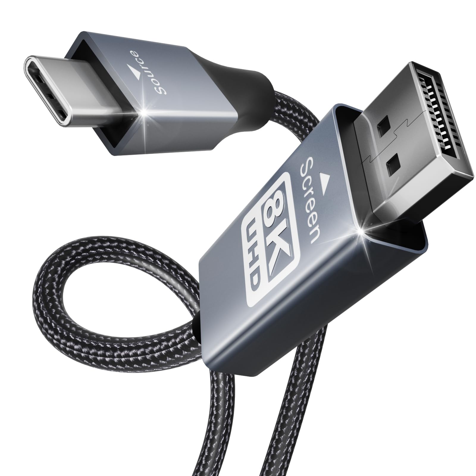 Foto 2 pulgar | Cable Usb-c A Displayport Benfei 4k @60hz 2k @144hz De 6 Pies - Venta Internacional.