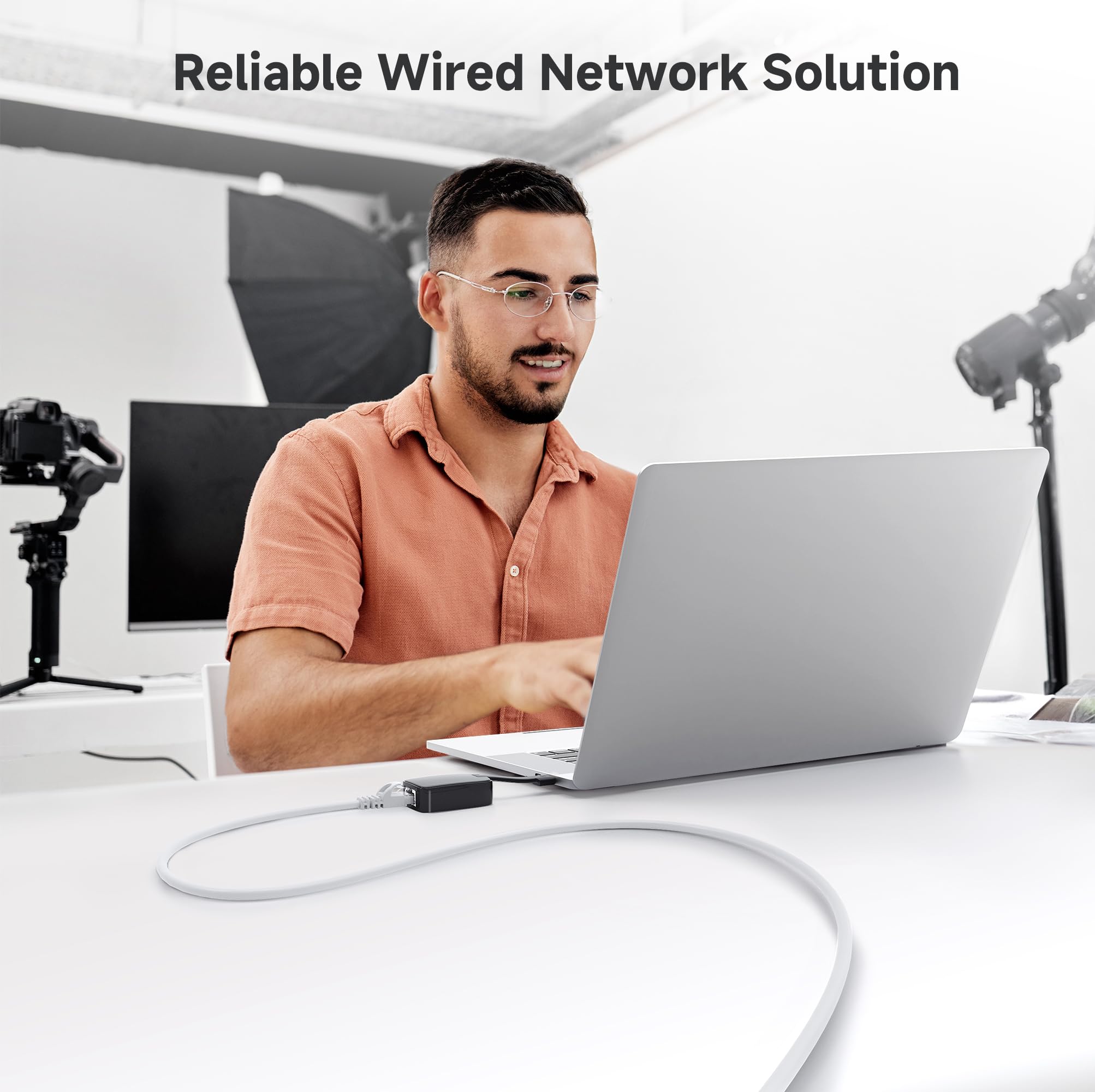 Foto 6 | Cable Ethernet Matters Cat 6  10 Gbps  7 Pies  Blanco  Paquete De 5 - Venta Internacional.