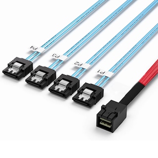 Foto 2 | Cable Cablecreation Interno Hd Mini Sas (sff-8643) A 4x Sata - Venta Internacional.