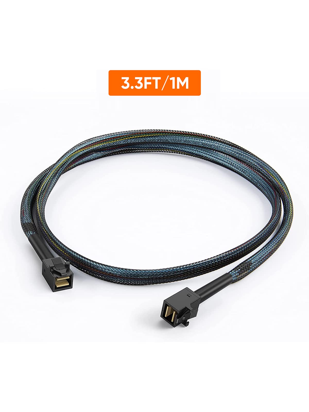 Foto 7 | Cable Cablecreation Interno Mini Sas Hd Sff-8643 De 1 M - Venta Internacional.
