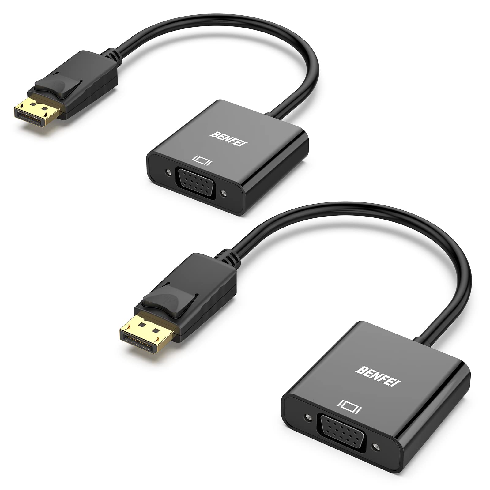 Foto 2 pulgar | Adaptador Displayport A Vga Benfei 1080p (macho A Hembra) - Venta Internacional.