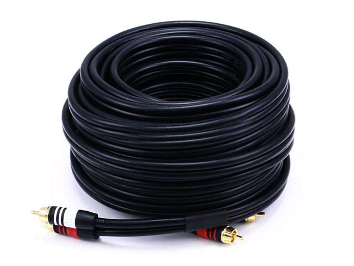 Foto 2 pulgar | Cable De Audio Monoprice Premium De 2 Conectores Rca A 2 Conectores Rca De 50 Pies - Venta Internacional.