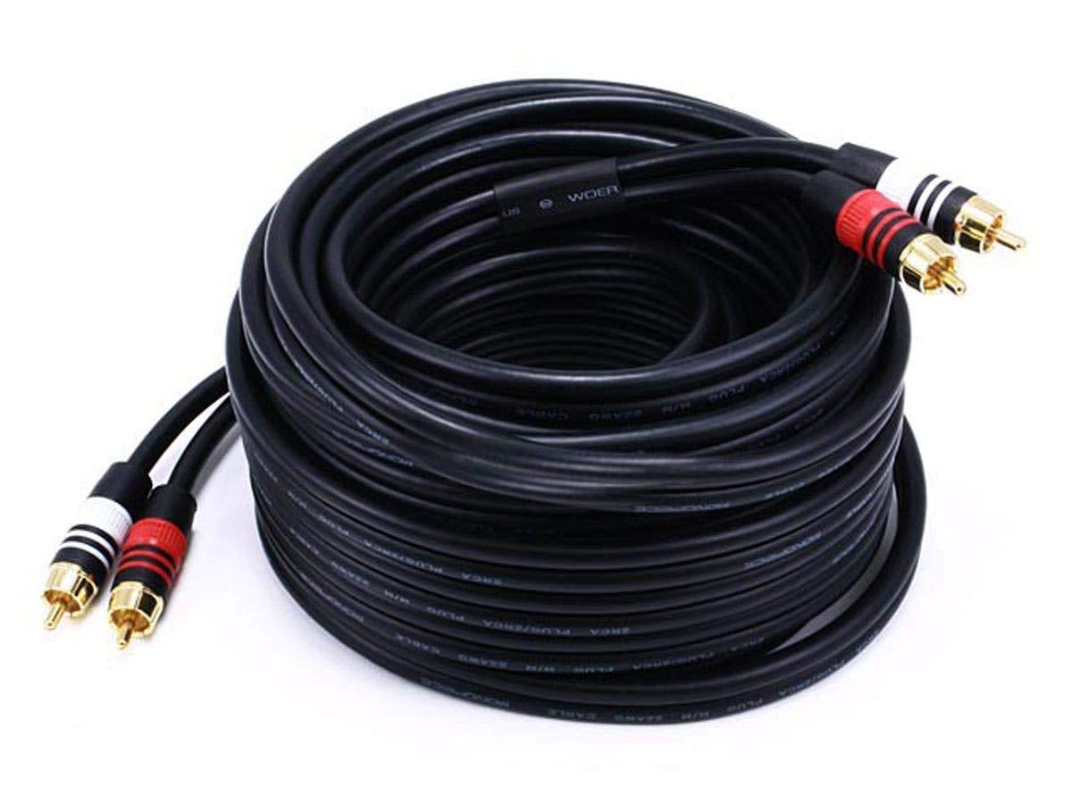 Foto 4 pulgar | Cable De Audio Monoprice Premium De 2 Conectores Rca A 2 Conectores Rca De 50 Pies - Venta Internacional.