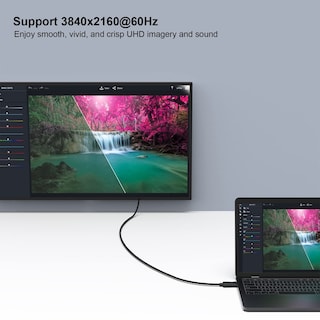 Foto 6 | Cable Benfei Displayport A Displayport 4 5 M 4k @60hz Negro - Venta Internacional.