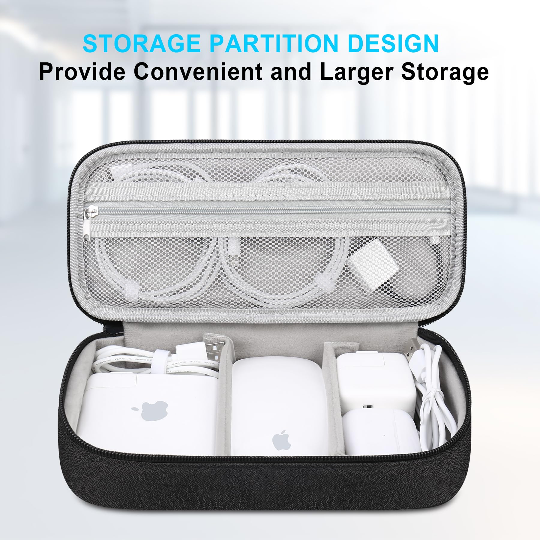 Foto 4 pulgar | Bolsa Organizadora De Cables De Viaje Lacdo Electronic Black - Venta Internacional.