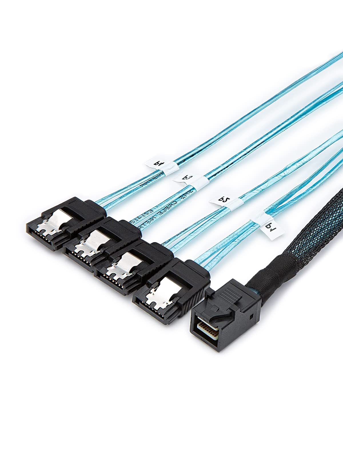 Foto 2 pulgar | Cable Mini Sas Hd Interno Cablecreation De 0 5 M Sff-8643 A 4 Unidades Sata - Venta Internacional.