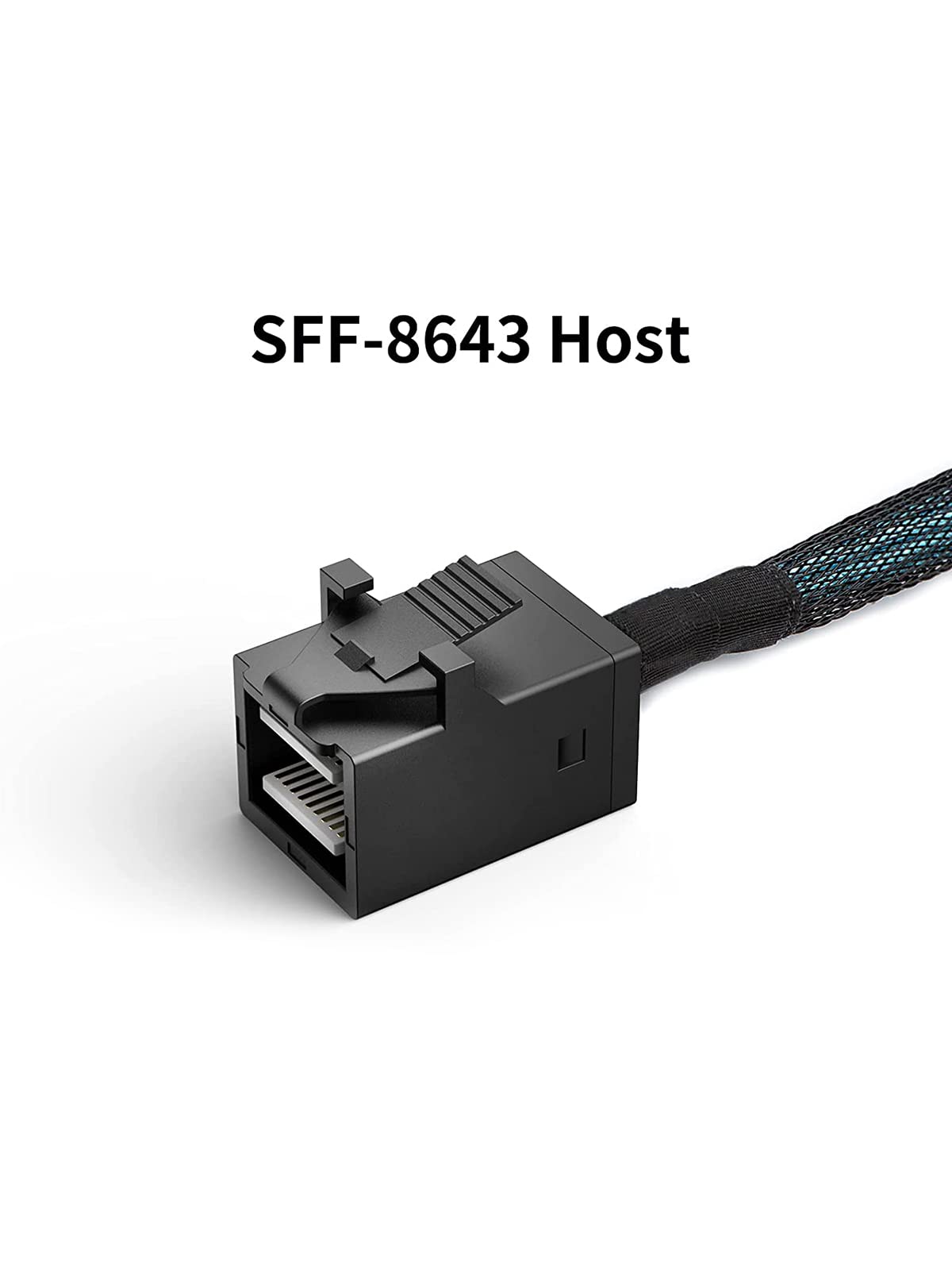 Foto 4 pulgar | Cable Mini Sas Hd Interno Cablecreation De 0 5 M Sff-8643 A 4 Unidades Sata - Venta Internacional.