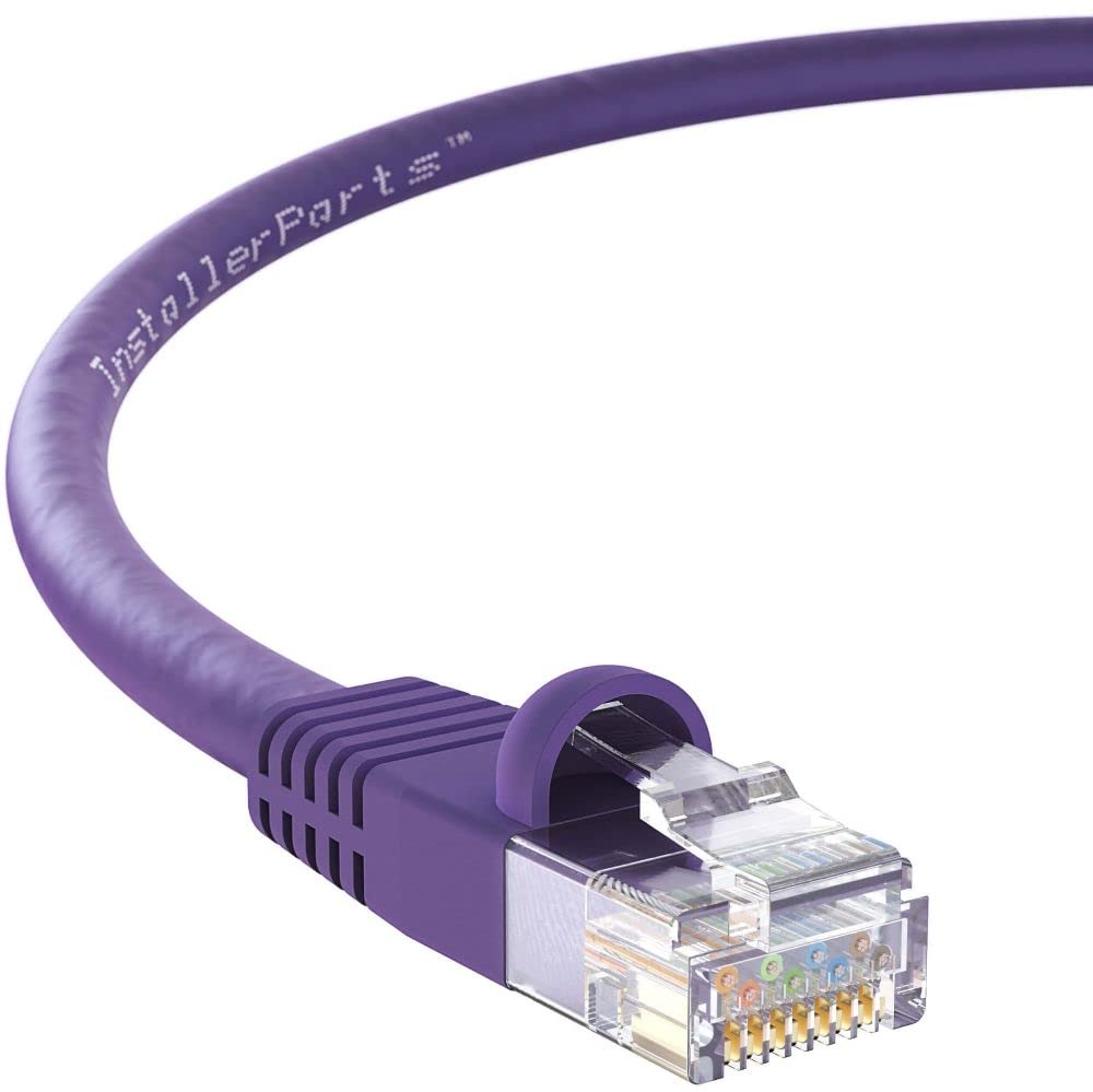 Foto 2 pulgar | Piezas De Instalación De Cables Cat6 Con Arranque Utp  Color Morado  20 Pies Y 10 Gbps - Venta Internacional.