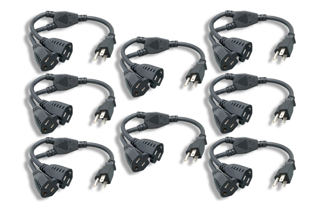 Foto 2 pulgar | Extensión Y Divisor De Cable De Alimentación Cablelera 16 Awg 13a - Venta Internacional.