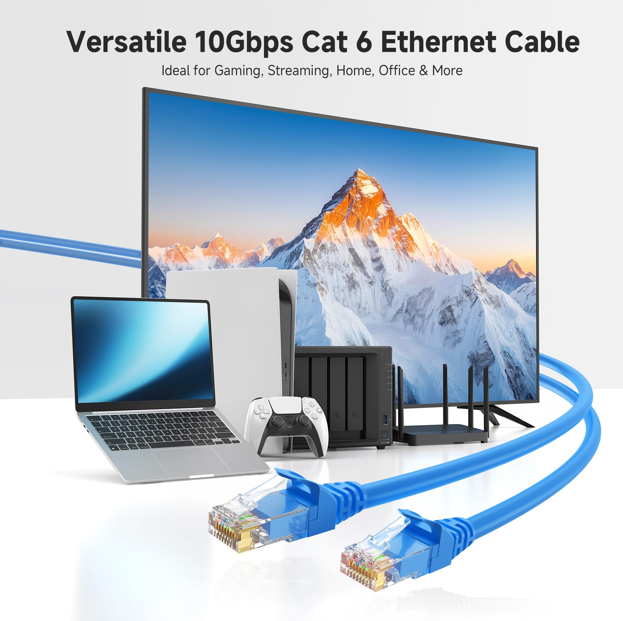 Foto 3 pulgar | Cable Ethernet Matters Cat 6  10 Gbps  12 M  Azul - Venta Internacional.
