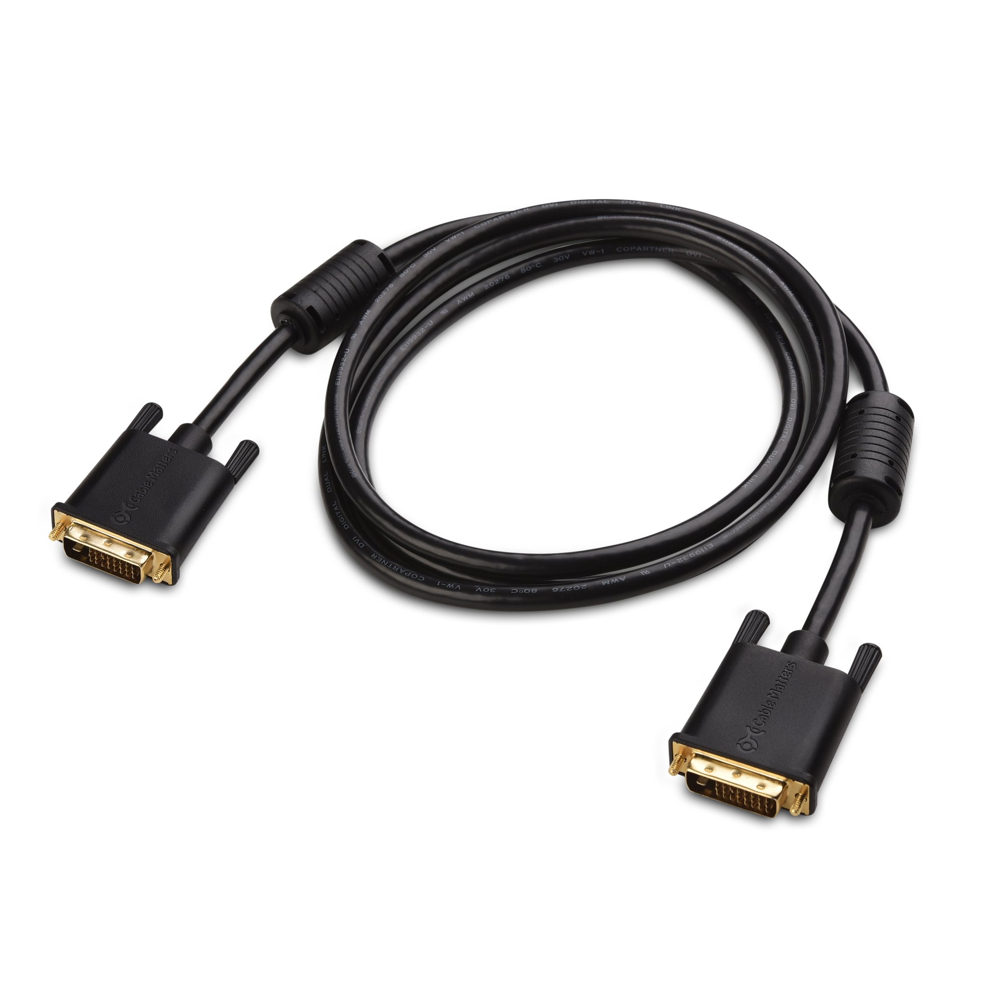 Foto 4 pulgar | Cable Dvi Cable Matters Dvi-d Dual Link De 6 Pies Para Monitores 4k - Venta Internacional.
