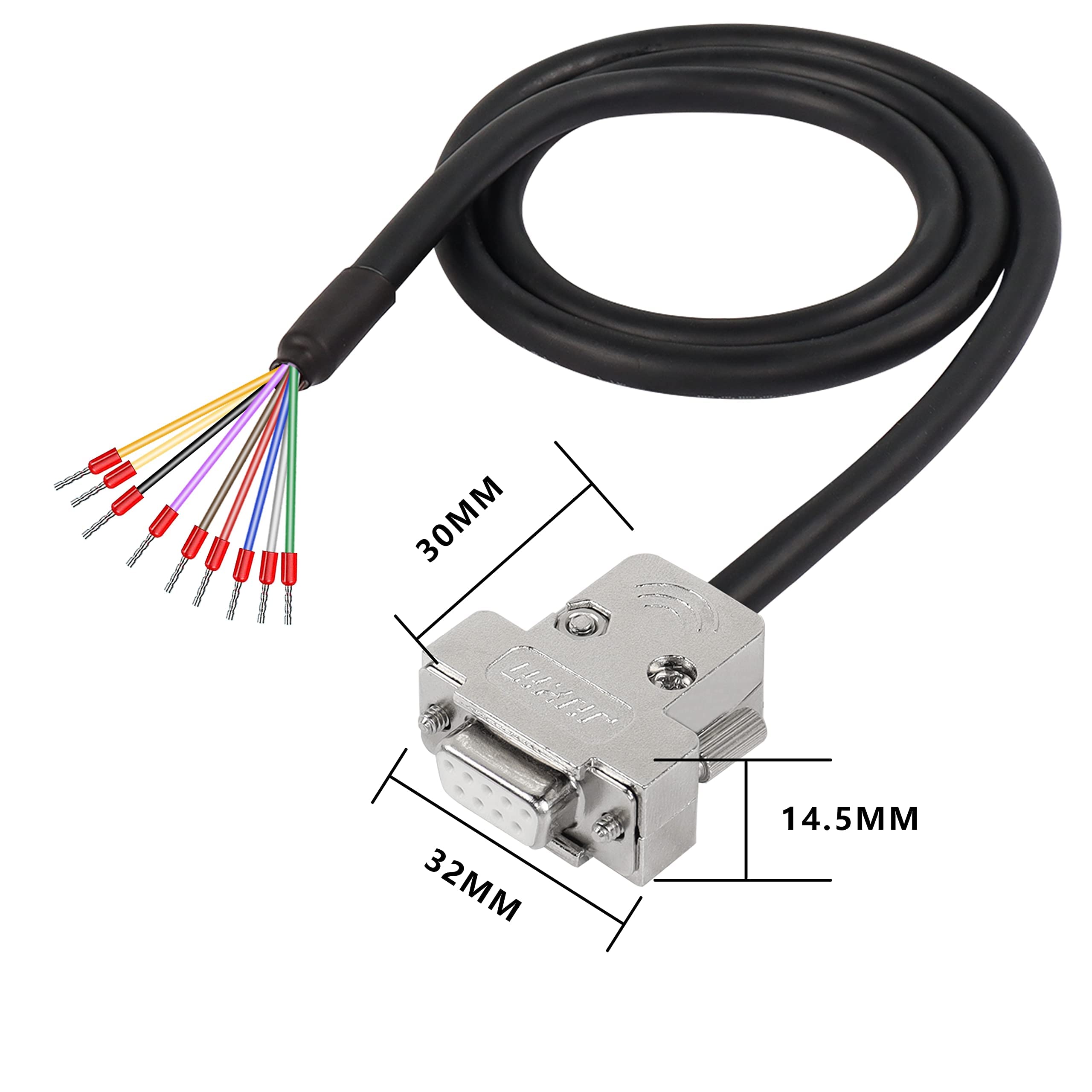 Foto 4 pulgar | Cable Adaptador De Conector Db9 Xmsjsiy D-sub De 9 Pines Rs232 Rs485 - Venta Internacional.