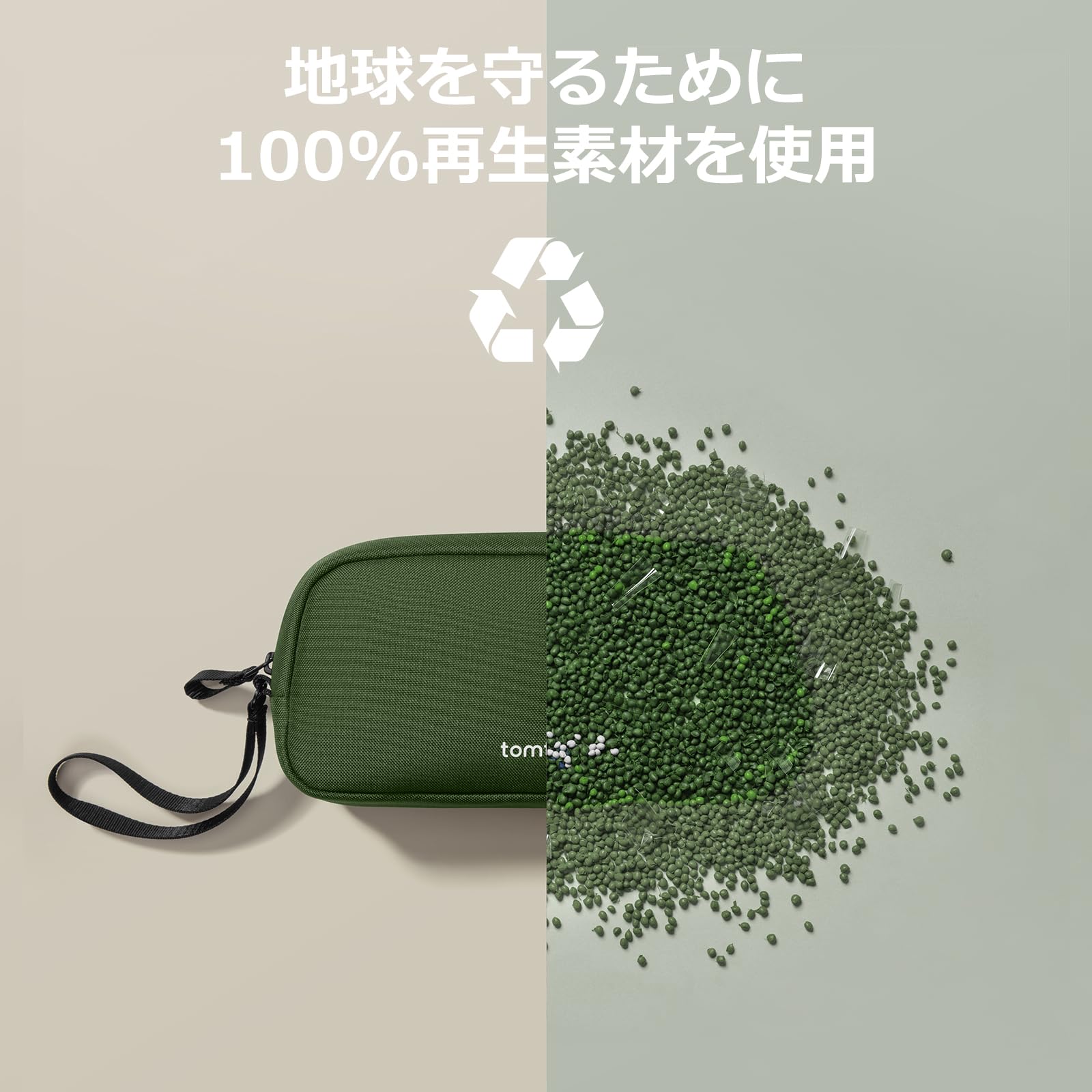Foto 6 | Estuche de Viaje Tomtoc Verde-Venta Internacional