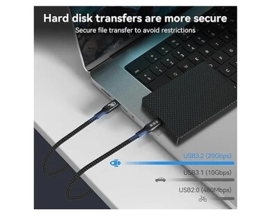 Foto 3 | Cable Usb C Xtellar C 3.2 100w/20gbps/8k