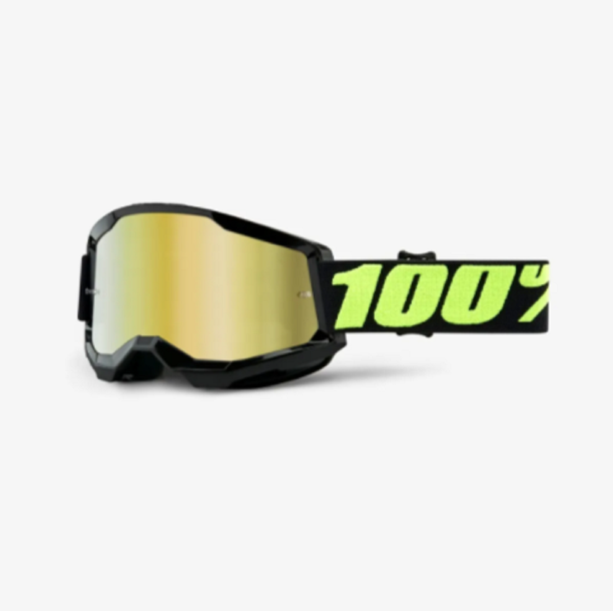 Goggles para Motocross Enduro 100% Strata 2 Upsol color Negro