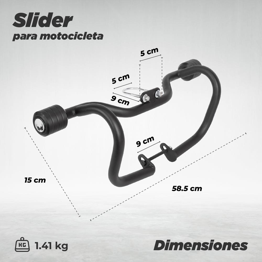 Foto 3 pulgar | Slider para Moto Match Dm 200 color Negro