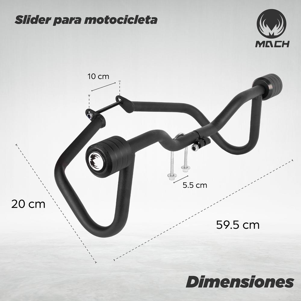 Foto 3 pulgar | Slider para Moto Match 250 Z color Negro