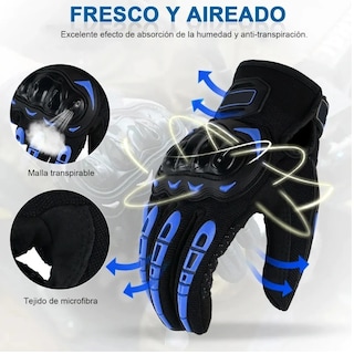 Foto 2 | Guantes para Motociclista Eo Safe Imports Talla M