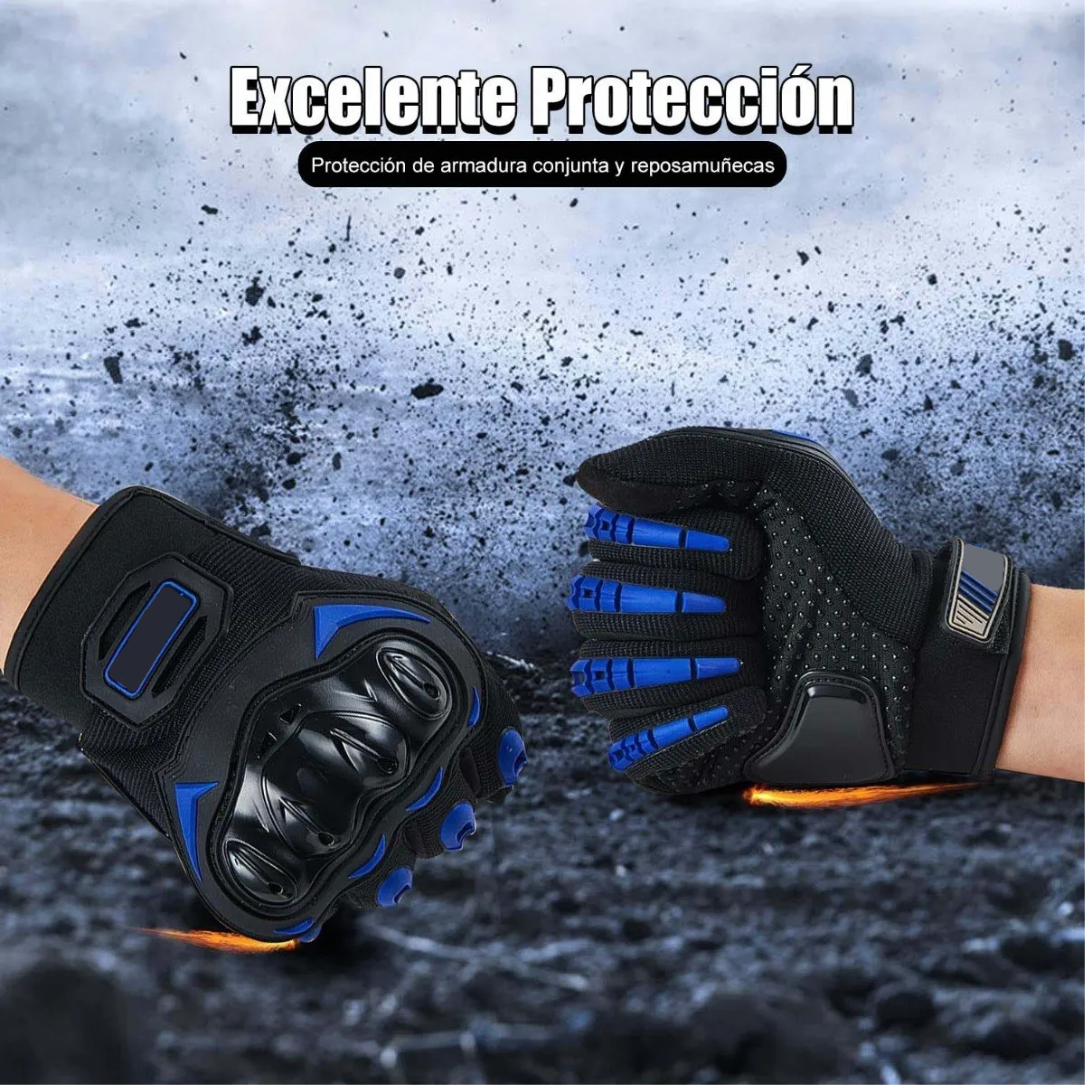 Foto 4 pulgar | Guantes para Motociclista Eo Safe Imports Talla XL